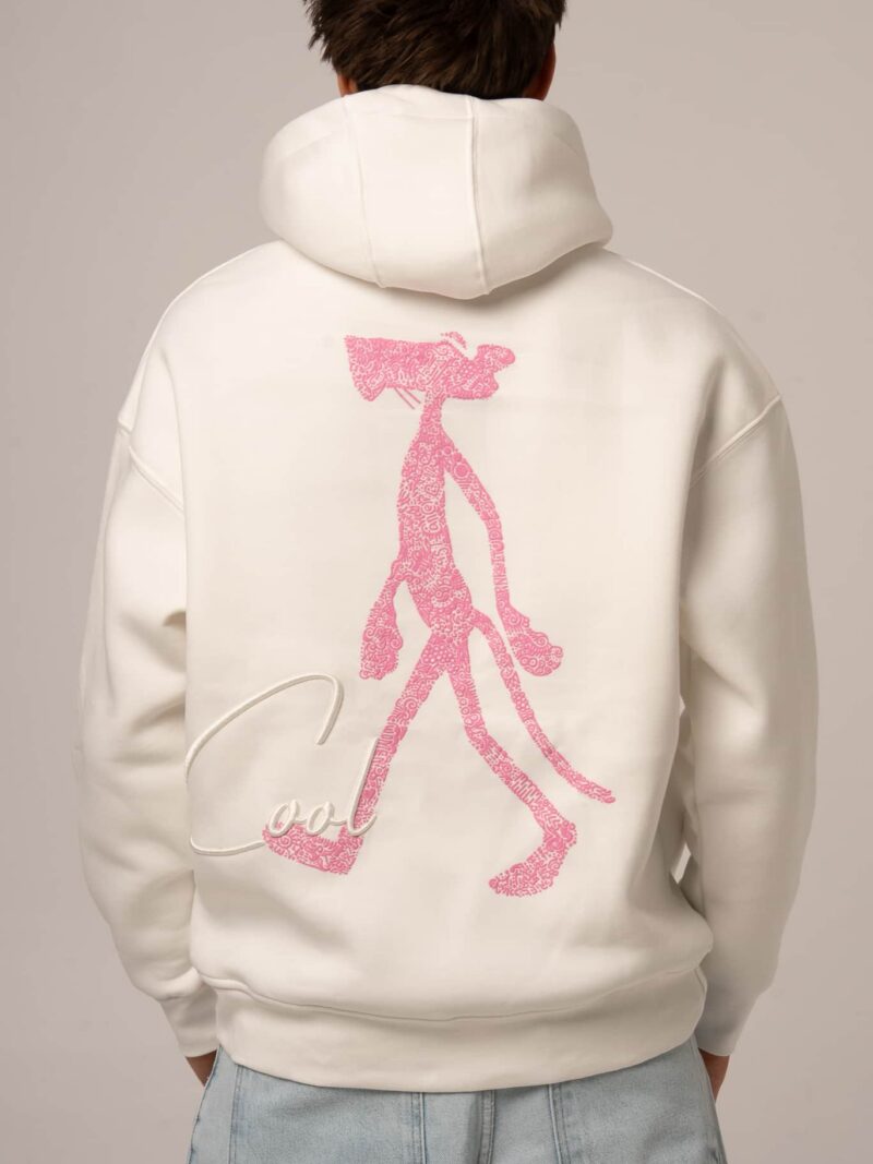 White Oversized Men's Hoodie