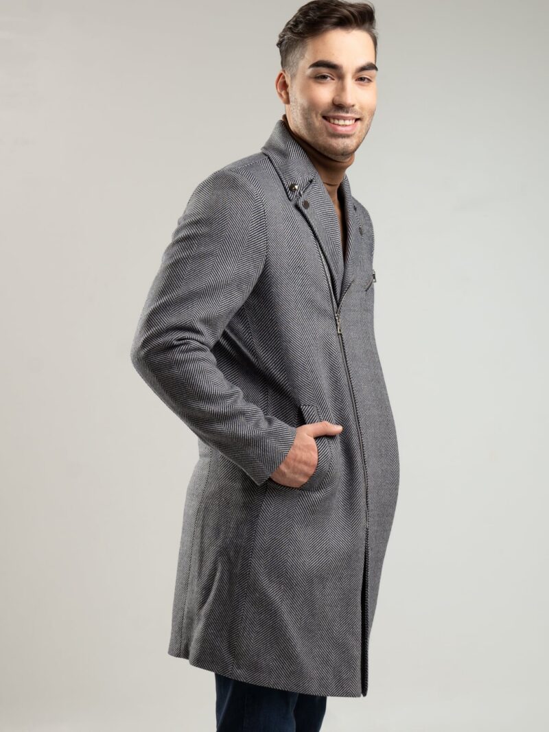 Men's herringbone coat