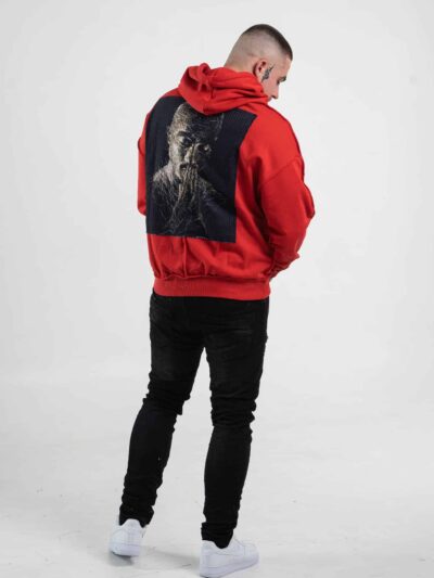 Czerwona bluza męska "Tupac"