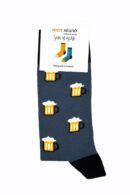 Skarpetki "Piwo na szarym tle"