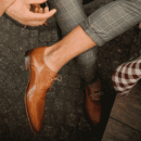 Skórzane buty do garnituru