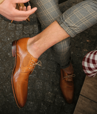 Skórzane buty do garnituru