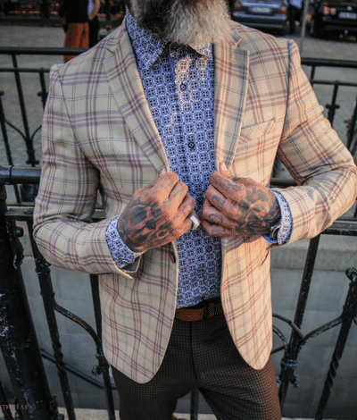 Koszula męska z graficznym motywem