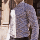 Koszula męska z graficznym deseniem kwiatów