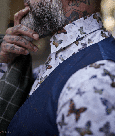 Stylowa koszula męska w oryginalny wzór