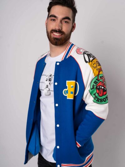 Baseballówka "Dodgers" - Niebiesko-Biała