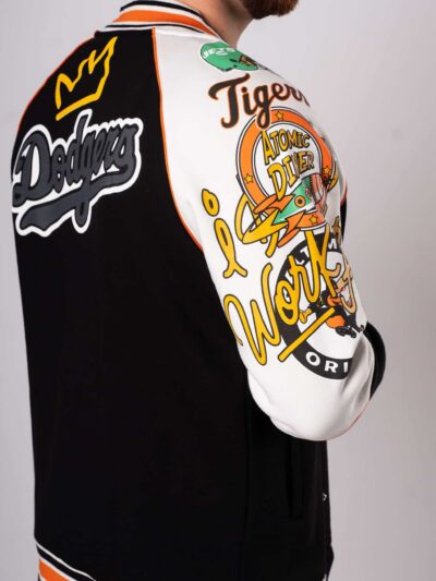 Baseballówka "Dodgers" - Czarno-Biała