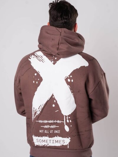 Bluza "Sometimes" - Brązowy