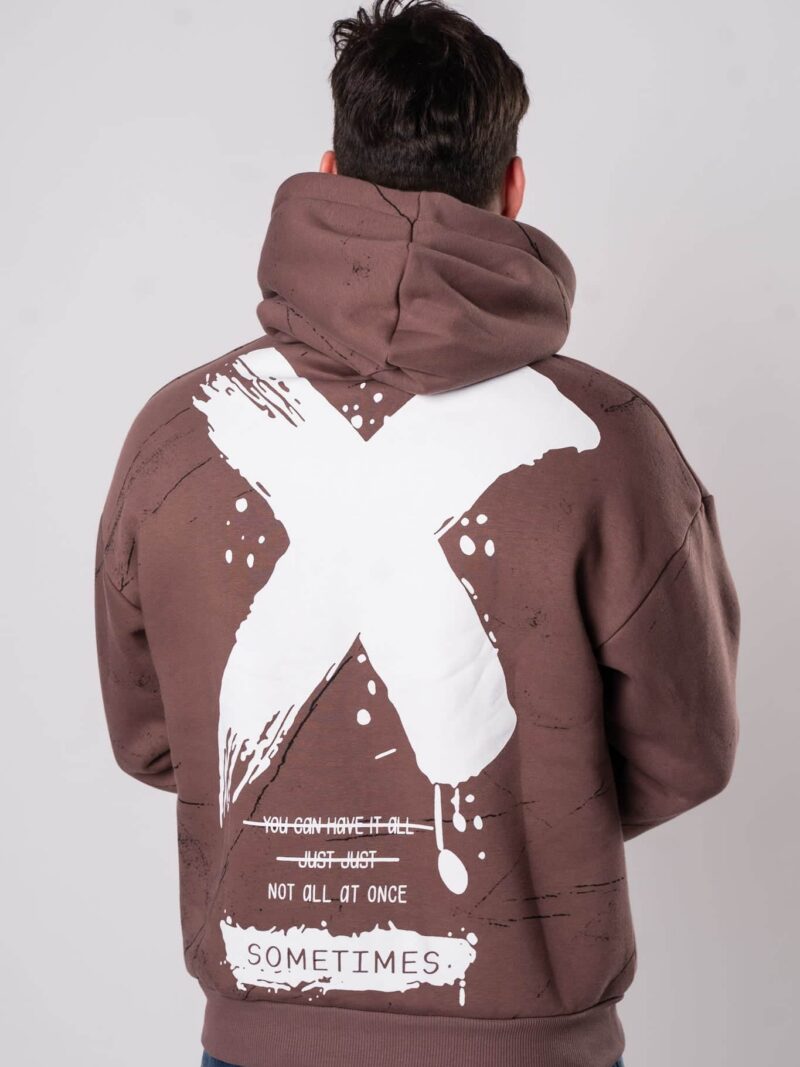 Bluza "Sometimes" - Brązowy