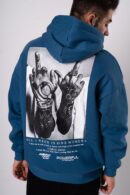 Bluza "All I Need is One Moment" - NIebieska