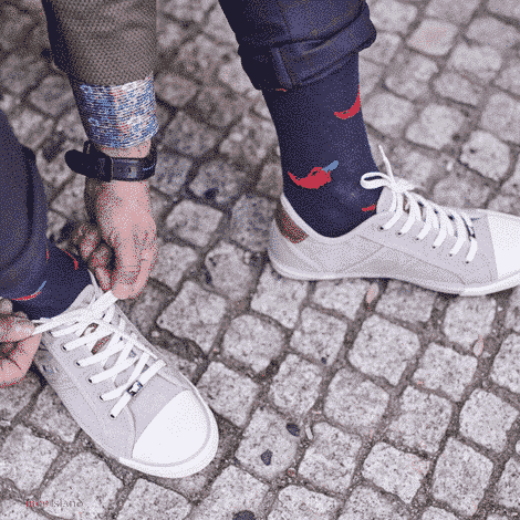 Skarpety "Papryki na granatowym tle"