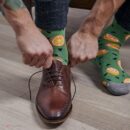 Skarpety "Pomarańcze na zielonym tle"