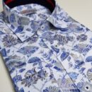 Stylowa koszula w deseń wielobarwnych kwiatów