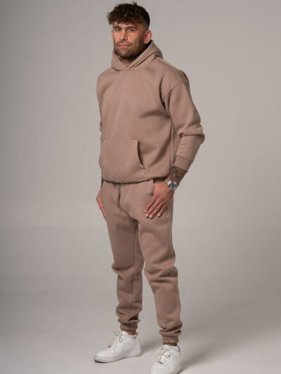 Męski komplet dresowy w kolorze capuccino