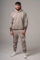 Męski komplet dresowy w kolorze beżowym