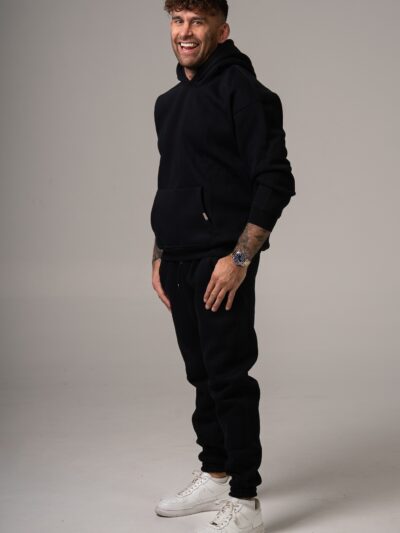 Męski komplet dresowy w kolorze czarnym