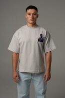 Szara koszulka męska “Trust nobody”