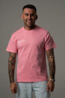 Różowa koszulka męska z motywem różowej pantery