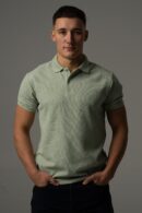 Jasnozielone polo męskie
