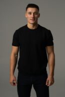 Czarna koszulka męska basic