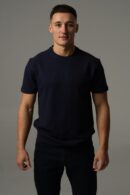 Granatowa koszulka męska basic