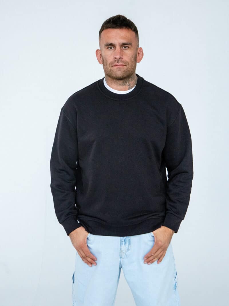 Bluza męska klasyczna czarna
